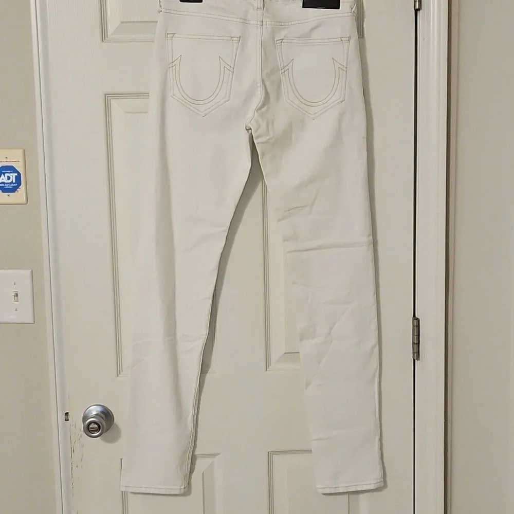True Religion Women's White Jeans